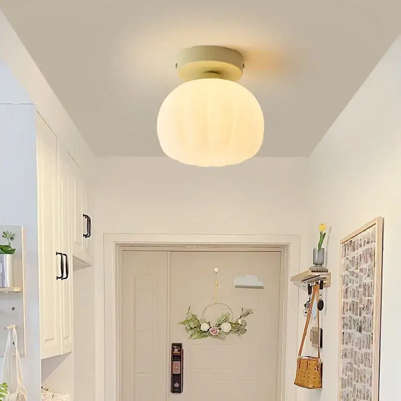 Offre Spéciale Modern nordic led ceiling light in pumpkin flower shape