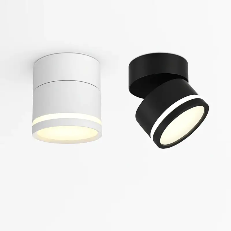 Offre Limitée Surface mounted led ceiling light tube light 7w 9w 12w 15w rotatabl…