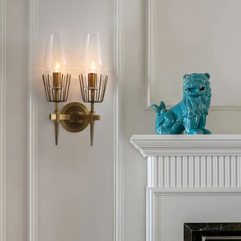 Nordic minimalist luxury glass wall light Prix Promo