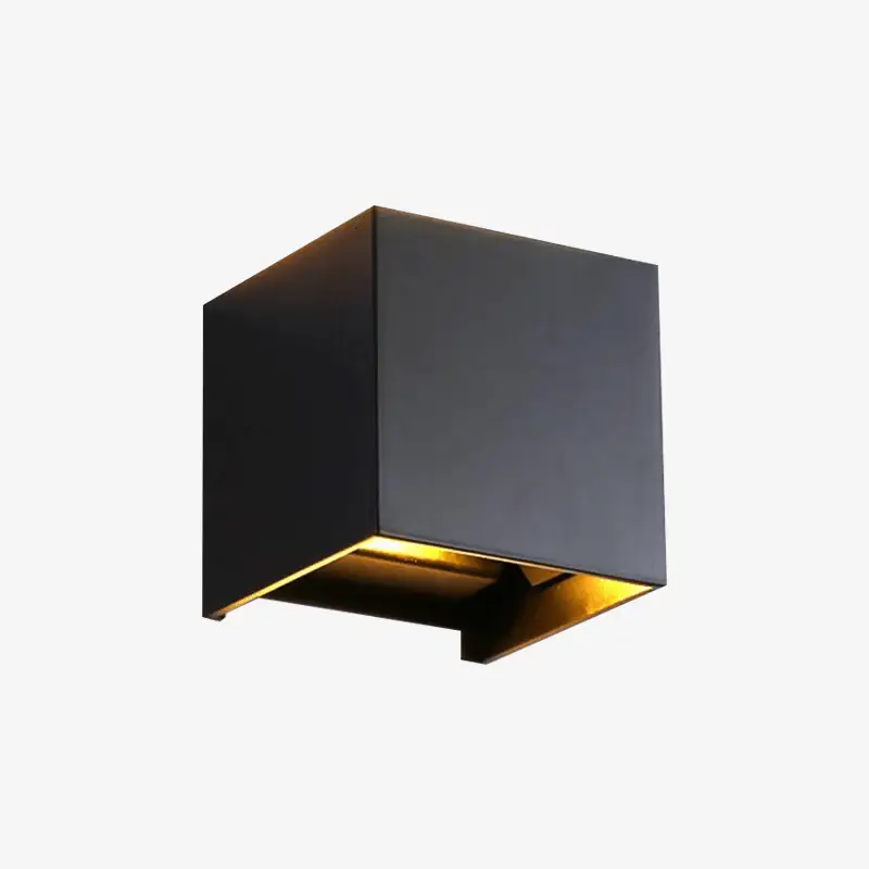 Offre Exclusive Design led wall light cube (black, white or grey)