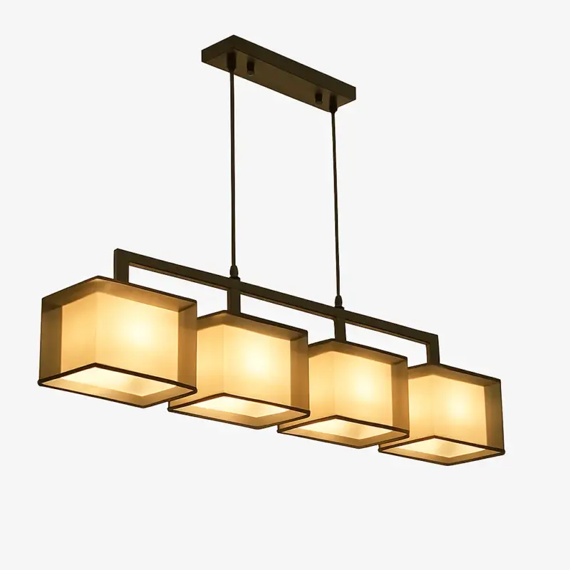 Nordic style cubic pendant light with multiple lamps Prix Réduit