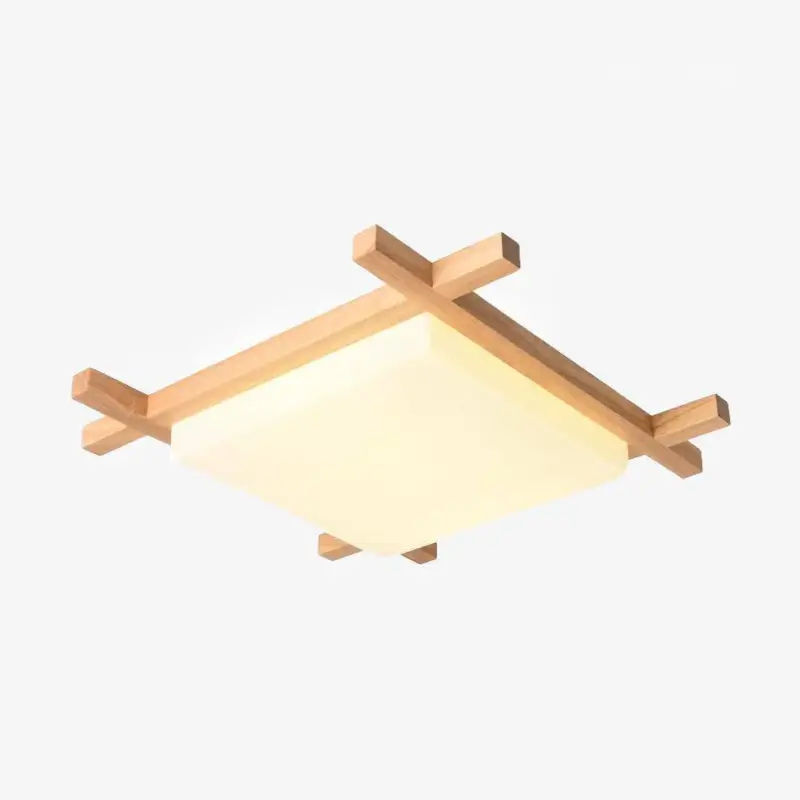 Botimi wooden led ceiling light Prix Choc
