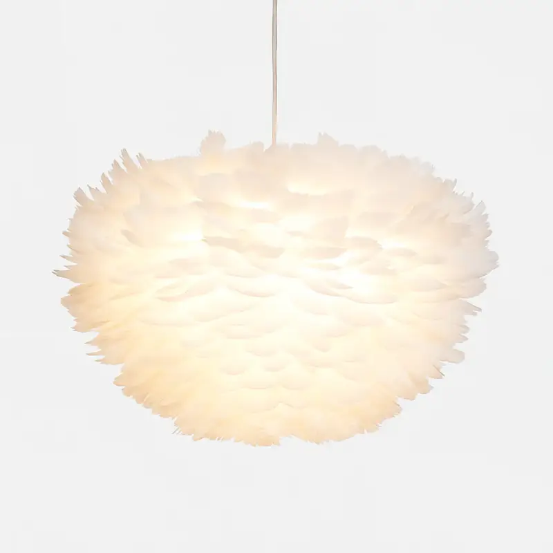 Modern white floral led pendant light Promotion