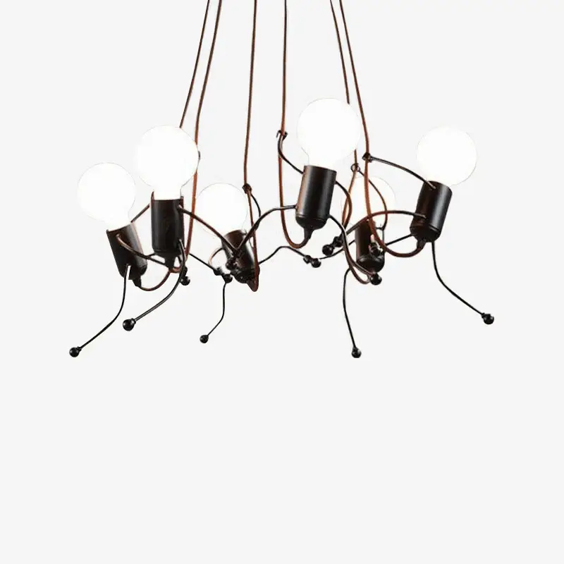 Black character pendant light Remise