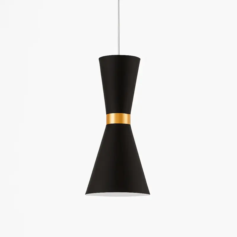 Soldes Led aluminium designer pendant light funnel
