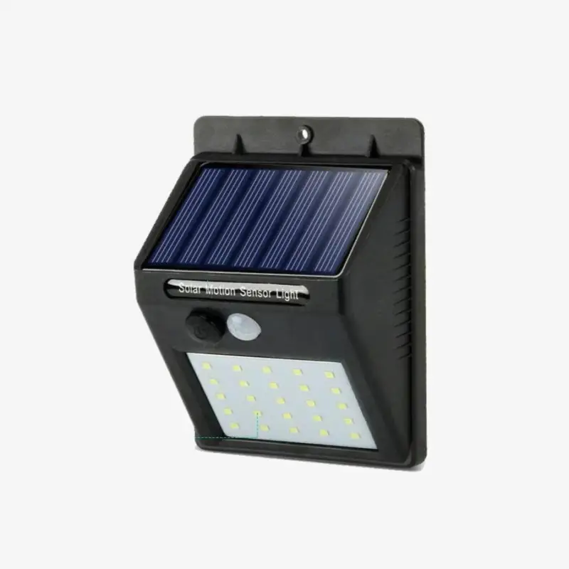 Outdoor led solar black wall light Nouveauté