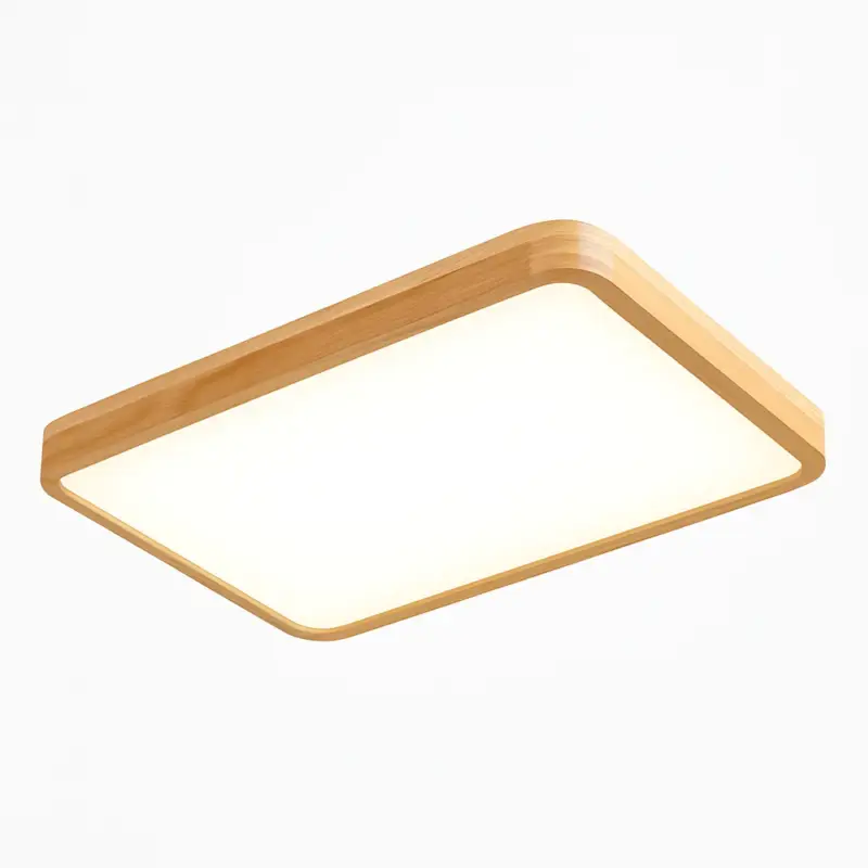 Wooden led ceiling light (various shapes) Seulement Aujourd&rsquo;hui