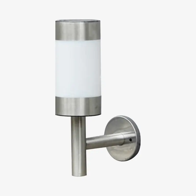 Nouvelle Collection Chrome solar outdoor led wall light