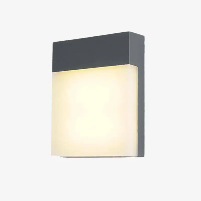 Outdoor wall light for terrace or balcony (black or grey) Offre Limitée