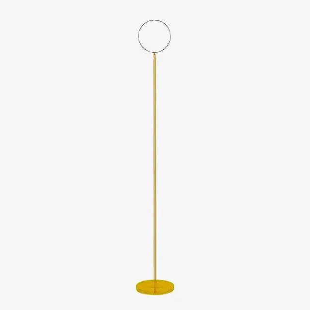 Slim gold led designer floor lamp Réduction
