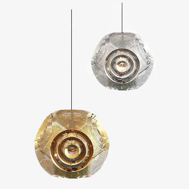 Nouvel Arrivage Hollowed gold or silver design pendant light