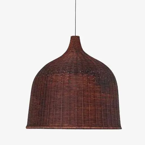 Prix Choc Rattan fabric pendant light