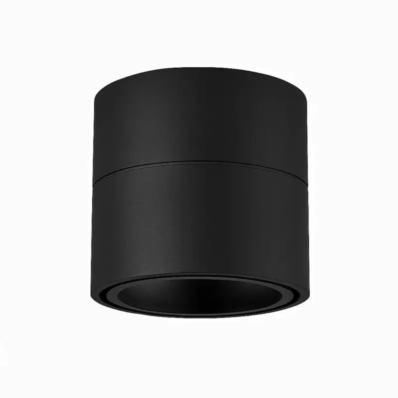 Authentique Adjustable cylindrical led spotlight rotation