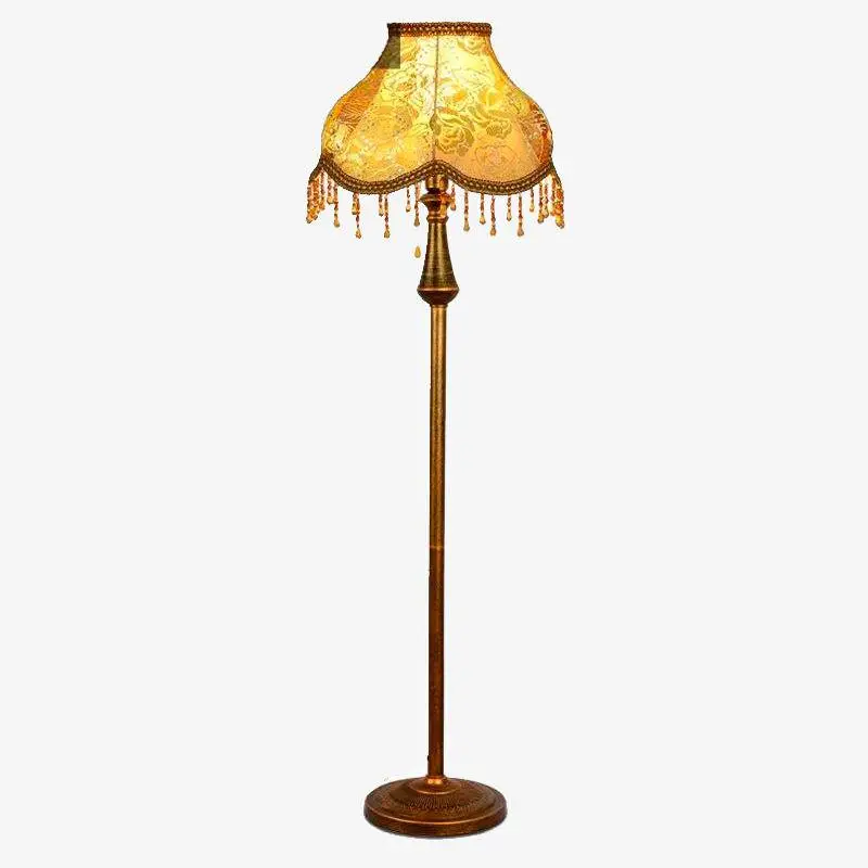 Led floor lamp with fabric shade Haute Qualité