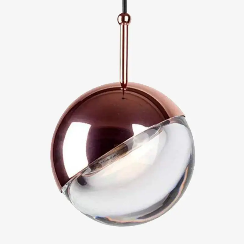 Meilleur Choix Globe glass and metal designer pendant light