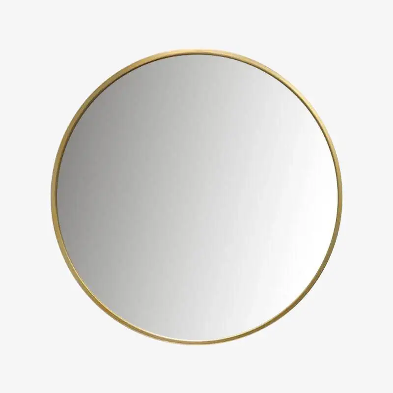 European round gold wall mirror Offre Exclusive