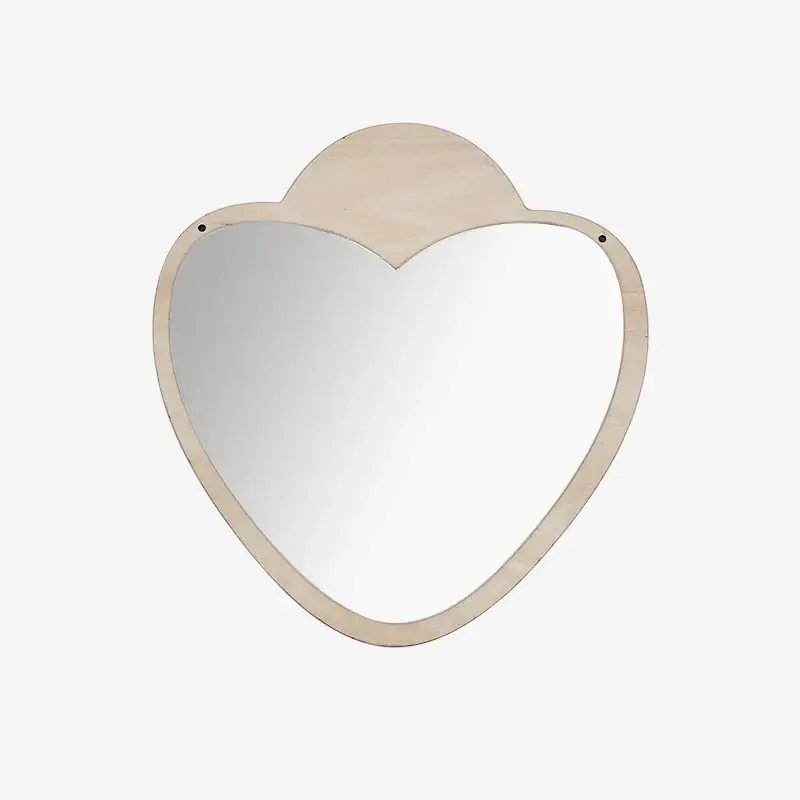 Acheter En Ligne Heart-shaped wall mirror decoration