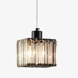 Soldes Square glass led pendant light
