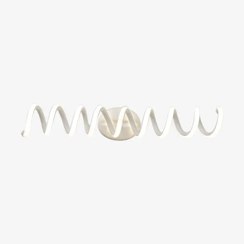 Commander Maintenant Aluminium spiral led wall light