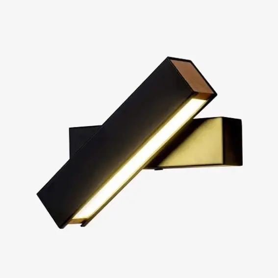 Adjustable square led wall light with aluminium rectangles Dernier Modèle