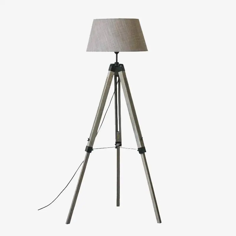 Petit Prix Adjustable tripod floor lamp with american fabric shade