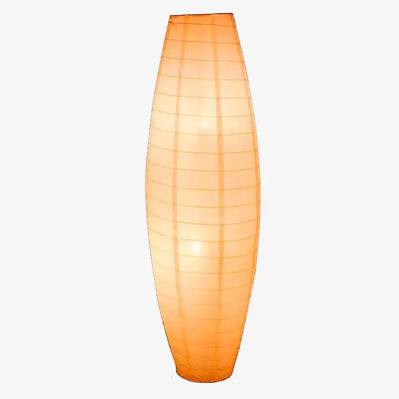 Oval woven paper led floor lamp Offre Spéciale
