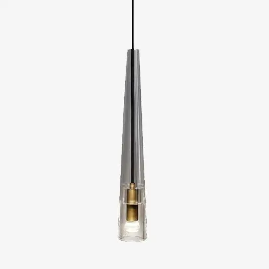 Luxury led crystal glass cone design pendant light Expédition Rapide