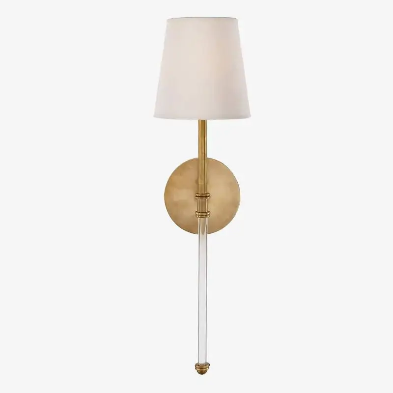 Led wall light bar with fabric shade traditional Meilleure Vente