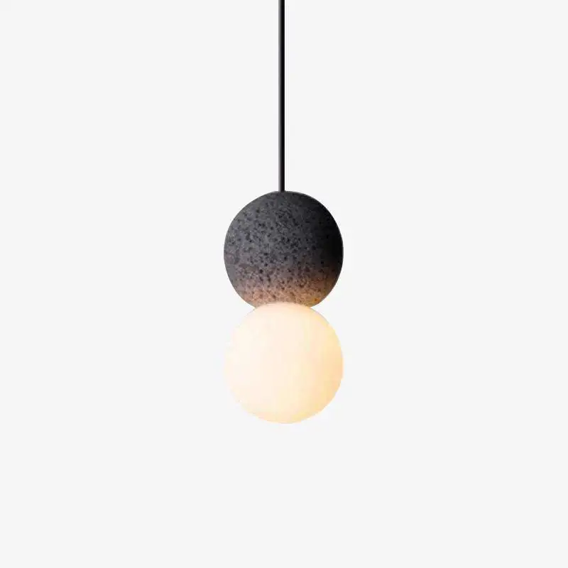 Vente Flash Designer wall light with cement and glass globe