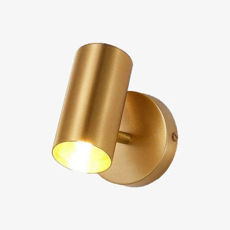 Adjustable gold led wall spotlight Nouvel Arrivage