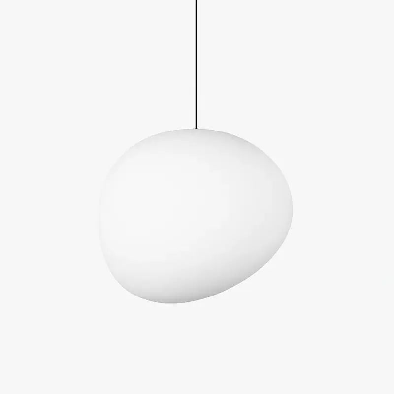 Quantité Limitée Designer led pendant light in the shape of a white bubble italian d…