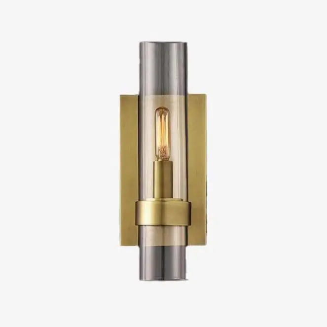 Design led wall light with luxury glass cylinder Commander Maintenant