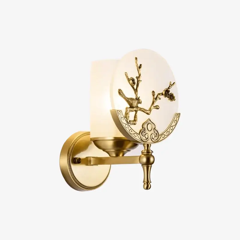 Offre Limitée Marble led wall light with multiple gold patterns