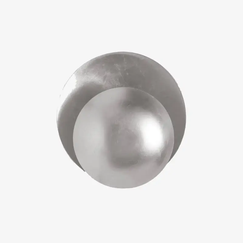 Designer led wall light in the shape of a colored metal ball Paiement Sécurisé