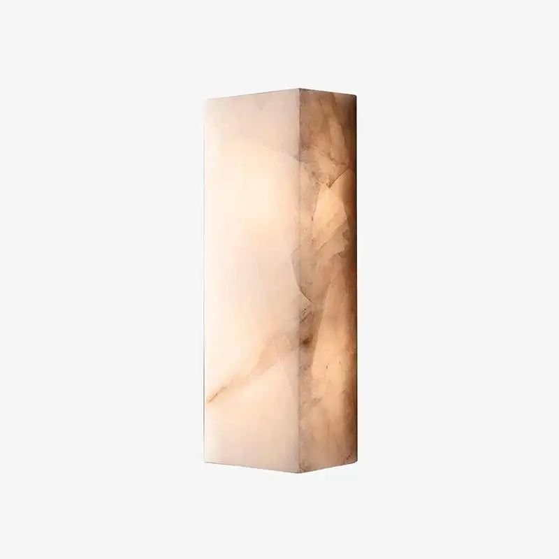 Prix Cassé Designer rectangular led wall light in marble
