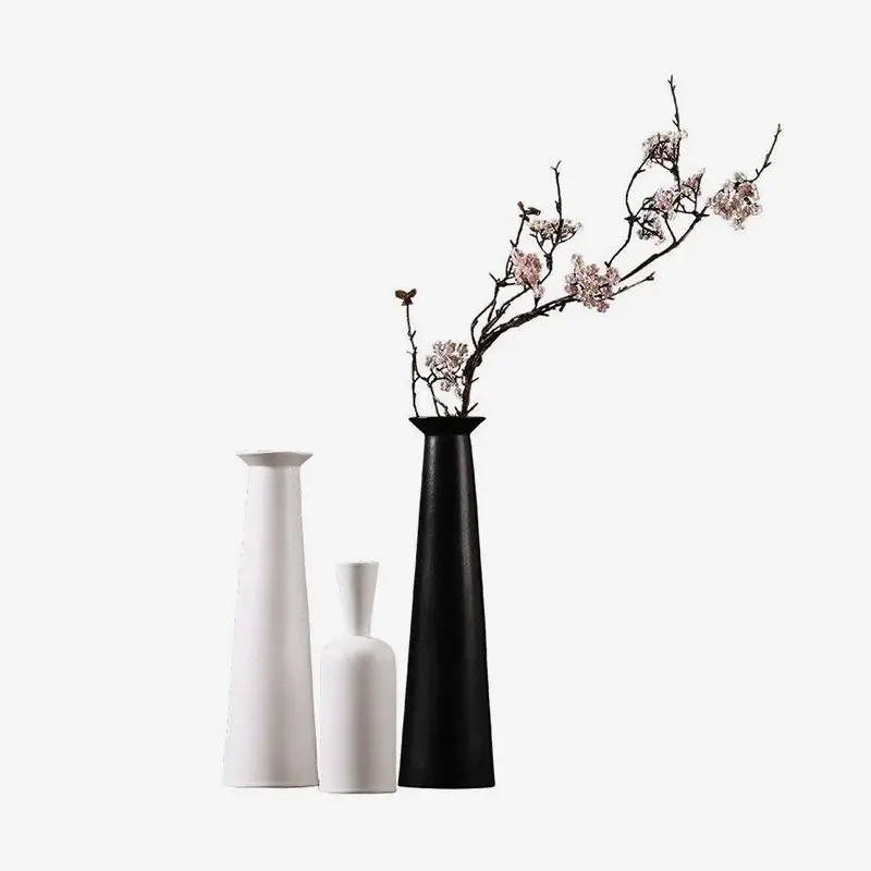 Zen japanese style ceramic design vase Marque