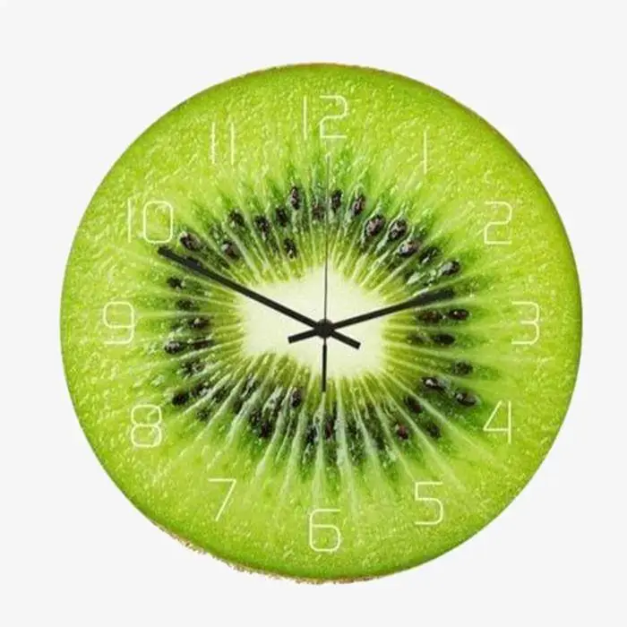 Bon Plan Kiwi coktail style round wall clock