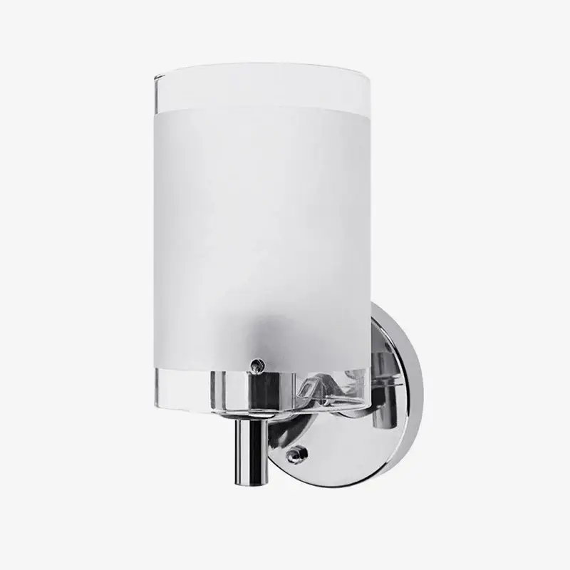 Silver led wall light with metal lampshade tool Promotion Saisonnière