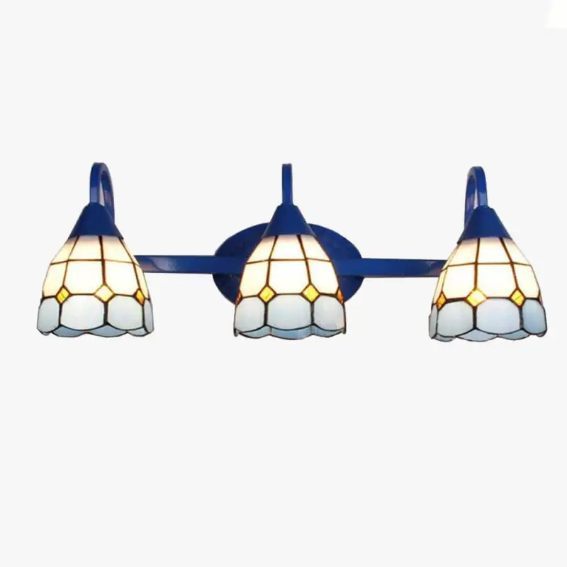 Petit Prix Rustic mediterranean style blue led wall light