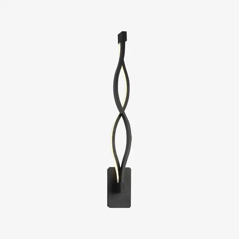 Acheter En Ligne Modern led wall light with curved metal design