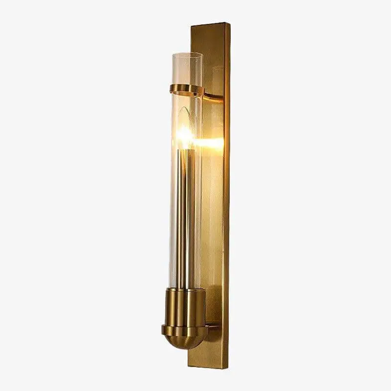 Gold glass loft led modern wall light Expédition Rapide