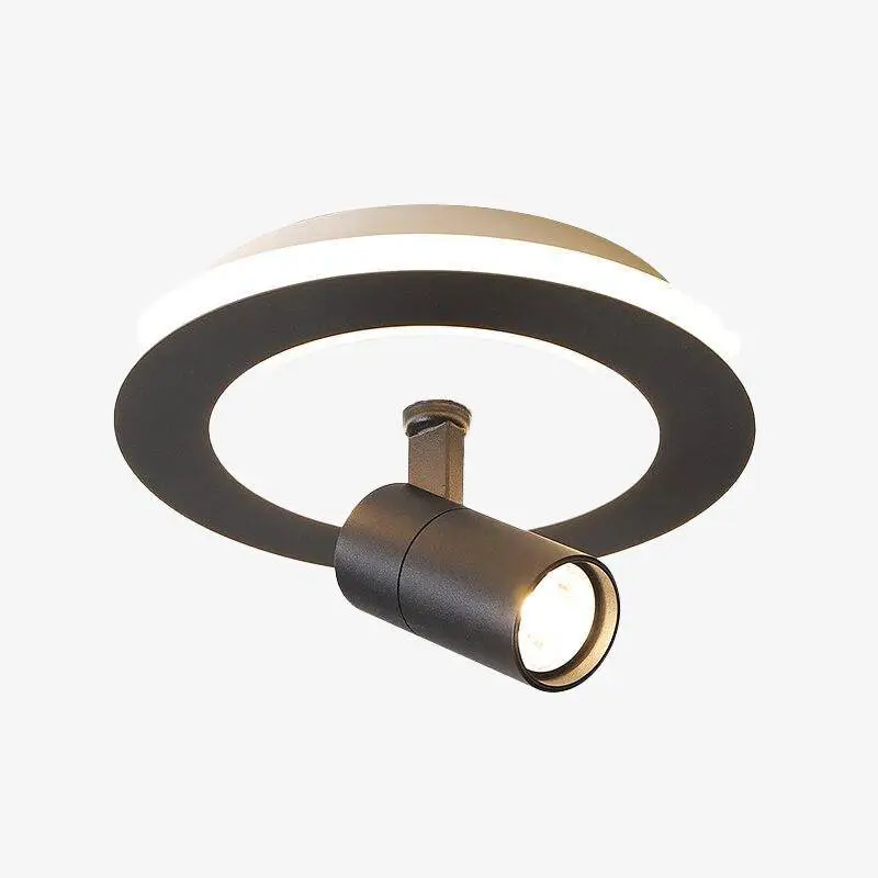 Mosko round black metal led ceiling light Must-Have