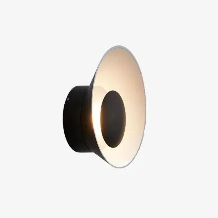 Designer led wall light with coloured metal cutout loft style Commander Vite