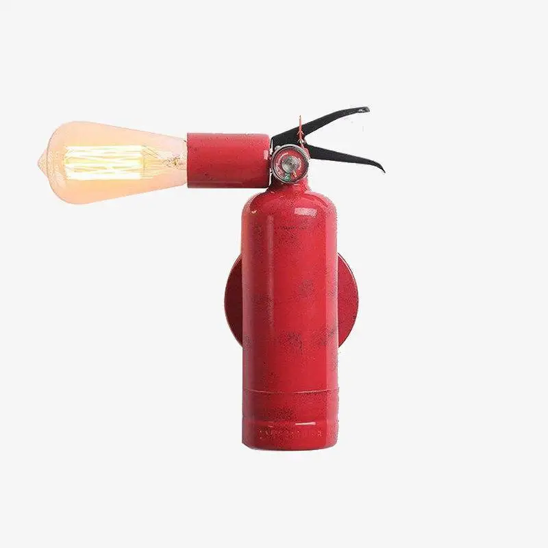 Prix Bas Modern led wall light in red metal fire extinguisher style for kids