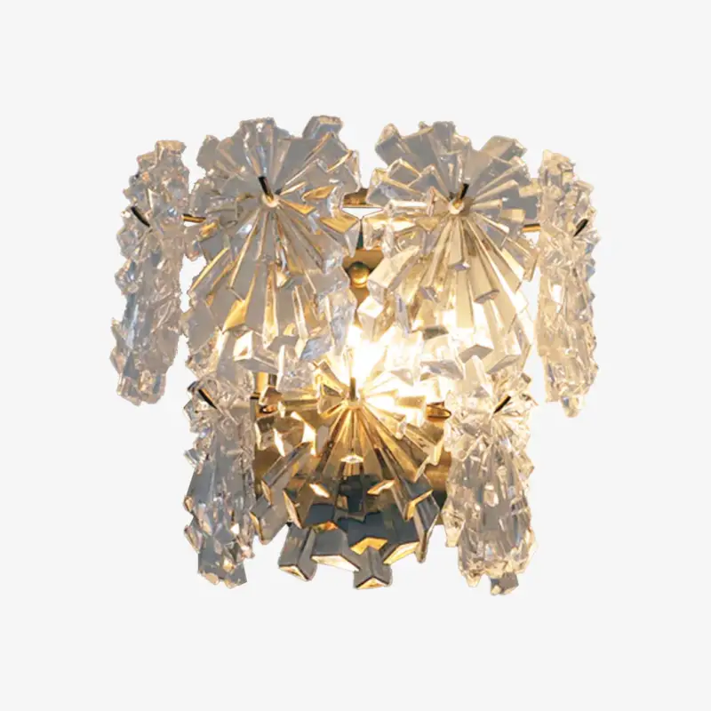 Modern glass flower luxury dynnah wall light Commander Vite