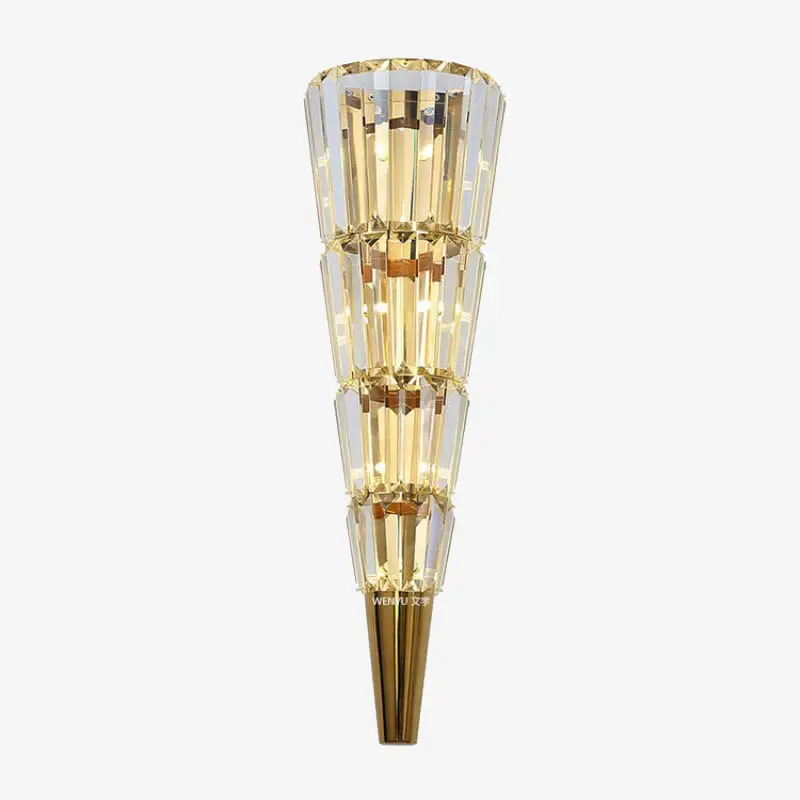 Certifié Doina modern glass cone led wall light