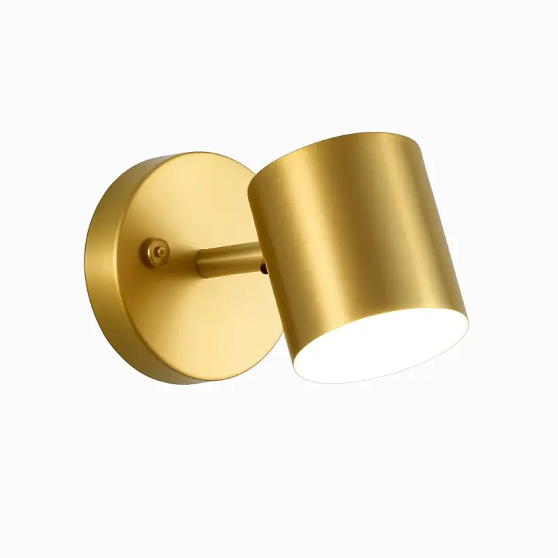 Modern led wall light in golden spotlight style liudmila Meilleure Vente