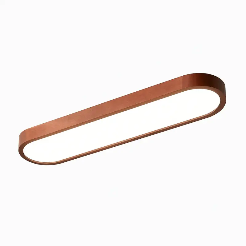 Scandinavian rectangular led ceiling light with rounded corners agara Offre Limitée