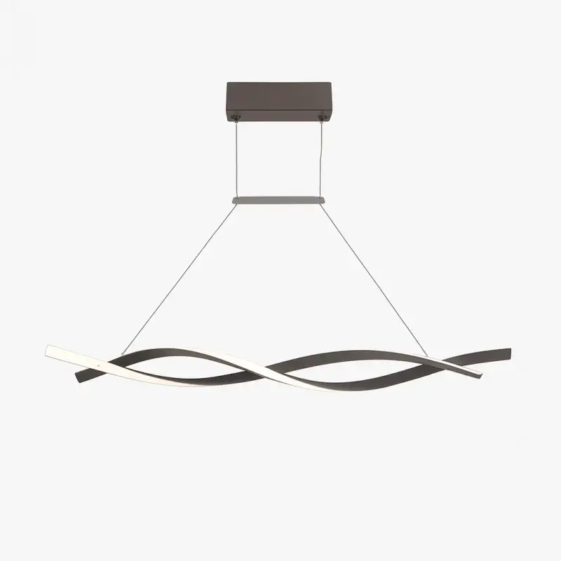Callan wave-shaped led design chandelier Achetez Aujourd'hui