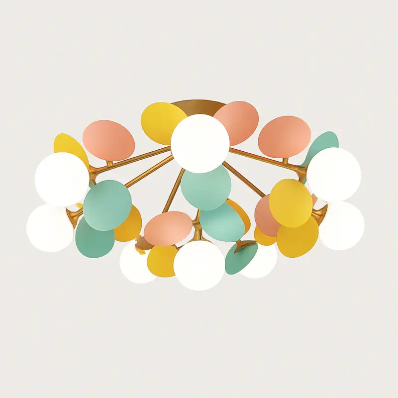 Modern colourful led ceiling light for children's room estel Satisfait Ou Remboursé